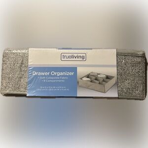 New with tags TrueLiving 9 compartment drawer organizer
